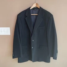 Joseph & Lyman 100% Cashmere 2 Button Blazer Jacket in Black Size 44R