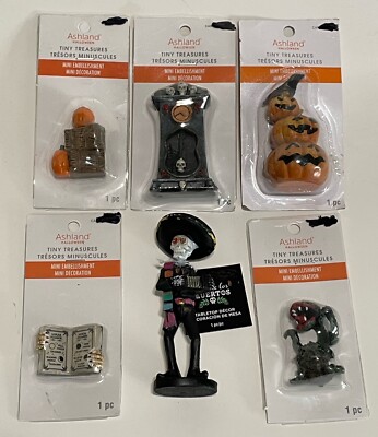 Lot of 6 Ashland Halloween Tiny Treasures 3  NEW