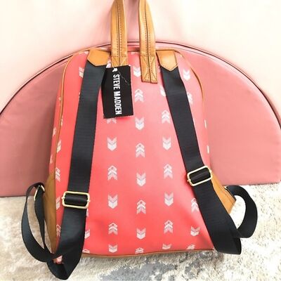 Steve Madden Bscuti Studded Backpack coral white | eBay