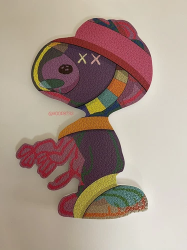 Kaws Puzzle Custom Wood Frame - The Things That Comfort - SINGLE FRAME