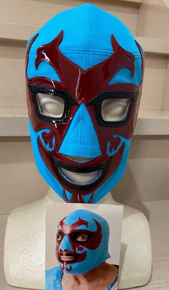DOS CARAS Mask Autographed Signed Tom Caras Photo Pro Wrestling 