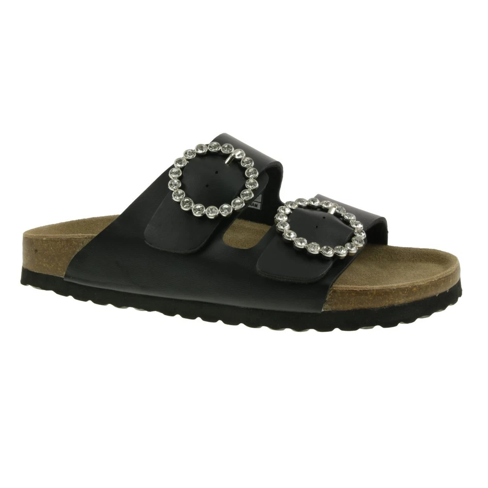 Piece of Mind 274 128 Damen Sandale Pantolette Schmuckschnallen Gr.36-42