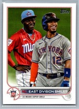2022 Topps #98 NL East Division Smiles
