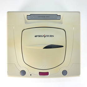 Sega Saturn Console HST-3220 White Model System Controller Tested Japan NTSC-J