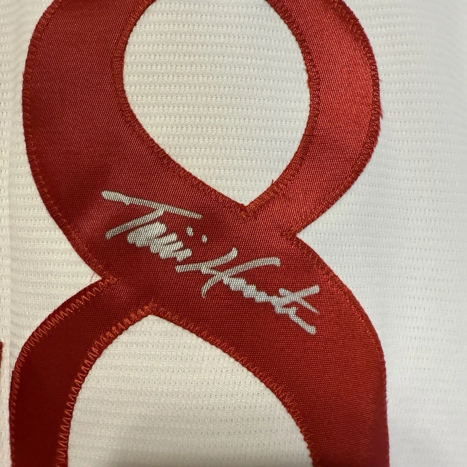 Camiseta deportiva firmada por Torii Hunter auténtica Nike Minnesota Twins autógrafo Beckett BAS Foto 4 de 4