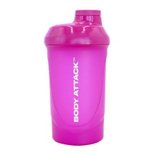 Body Attack Protein Shaker 600ml Pink