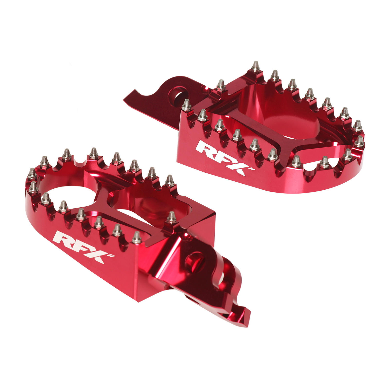 RFX Pro Footrests Gas Gas MC125-450 23.5-25 EC/F 24-25 Red