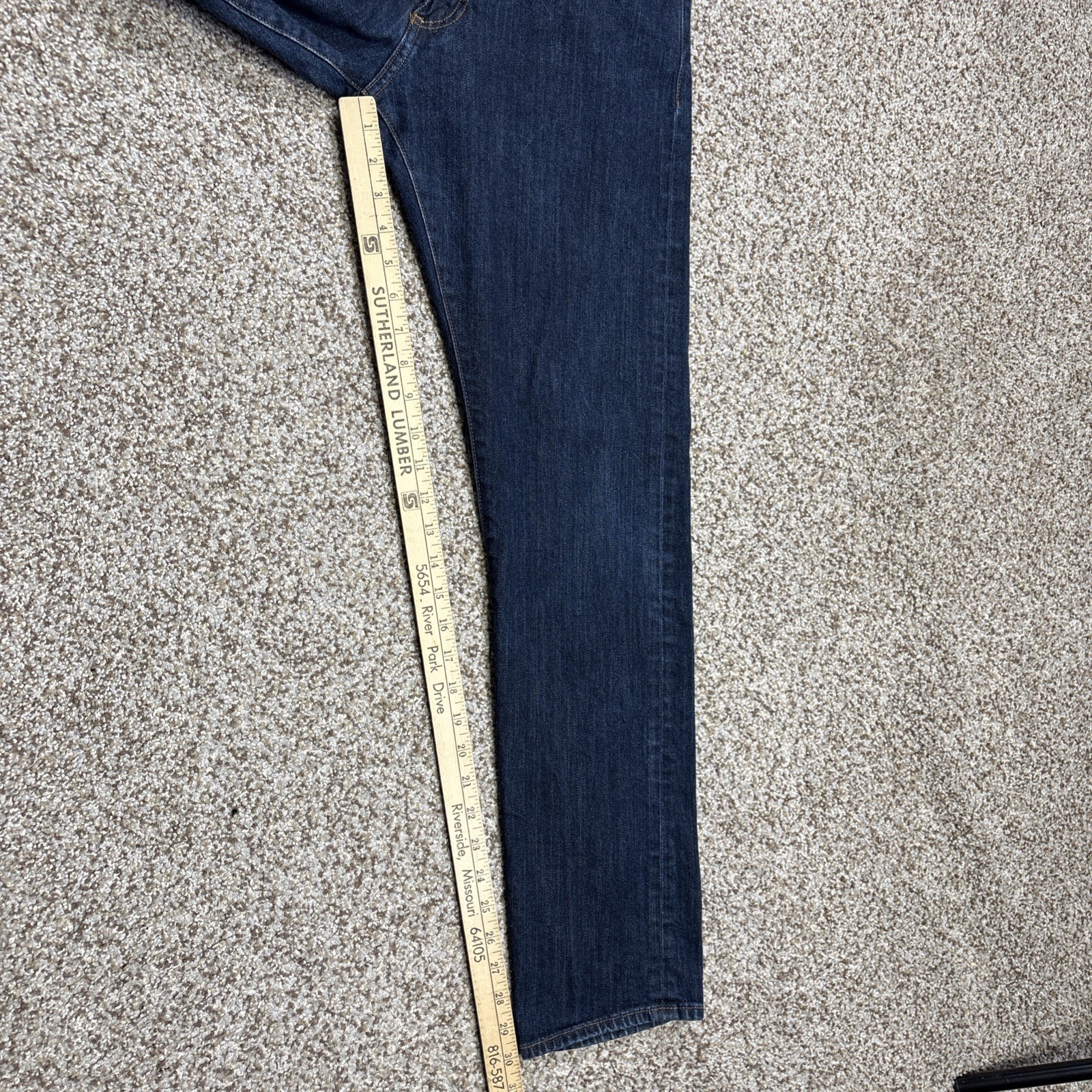 Brooks Brothers Mens 1818 Denim Classic Straight Slim Jeans 32/33 Fits 30 X 30 - View 9