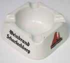 Ashtray 4.25” Square Ceramic Scharlachberg Meifterbrand Konigl pr Tettau VINTAGE — photo 1