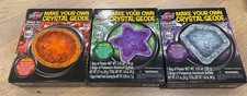 LOT-3 SCIENCE BY ME MAKE YOUR OWN CRYSTAL GEODE LEVEL 1 AGE 8 NEW