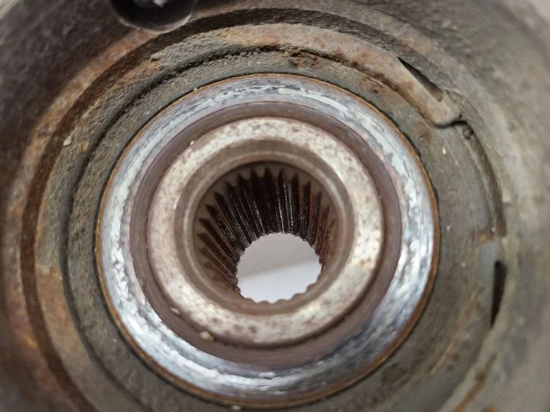 Hyundai Tucson 2010-2016 conjunto de nudillos de husillo de pasajero delantero derecho fabricante original Foto 2 de 4