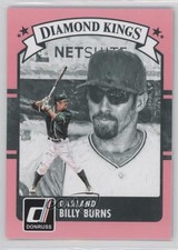 2016 Panini Donruss Diamond Kings Pink Border Billy Burns #20 0j6
