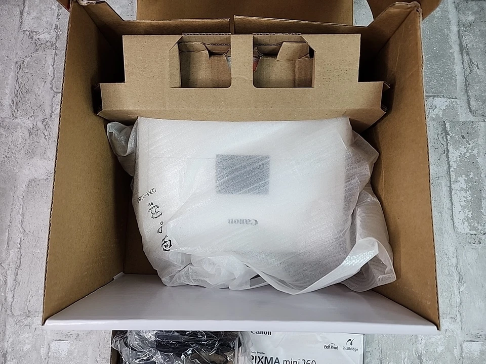 Canon PIXMA Mini 260 Photo Printer White Digital Color Display Open Box New - Image 4 of 4