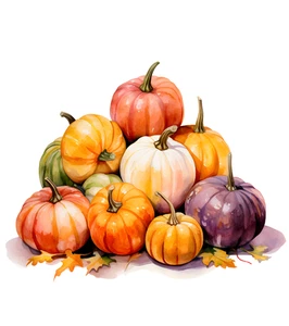 Pumpkin Halloween Self Adhesive Sticker