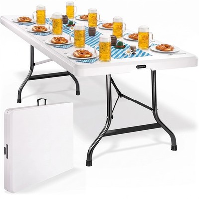 Gartentisch Klapptisch Campingtisch Klappbar 180 cm Buffettisch Party CASARIA 