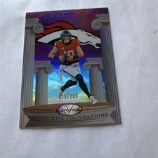 Panini Certified Franchise Foundations Bo Nix #FFO-BNX Denver Broncos NFL /299