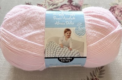 Loops And Threads Snuggly Wuggly Baby Yarn Pink Rose #01420 Yards 5 Oz #101