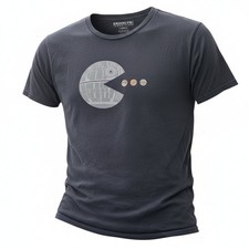 Brooklyn Industries Star Wars Death Star Pac Man Graphic Tee T Shirt Mens Large
