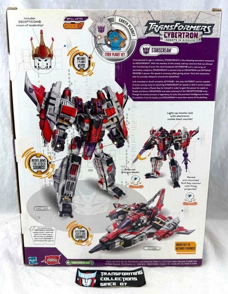 Transformers Cybertron RID Supreme Class Starscream MISB - Image 2 of 2