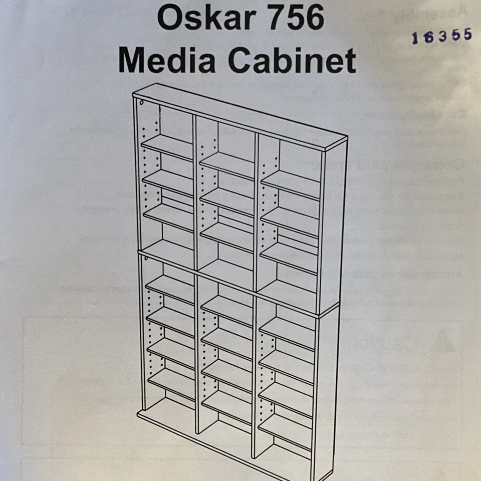 OSKAR 756 MEDIA CABINET - Image 2 of 4