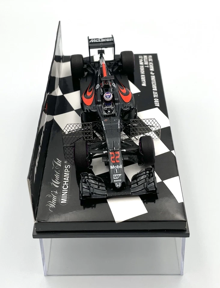 NEW Minichamps 1/43  McLaren Honda MP4-31 #22 Aero Test 2016 - Jenson Button - Image 3 of 4
