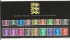 gb6  GB 1998 Presentation pack Defins 1p > 1st Class
