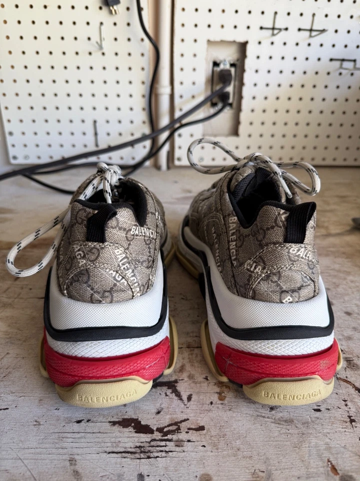 Zapatilla deportiva Balenciaga x Gucci Hacker Collab Triple S para mujer talla 40 *sin plantillas* Foto 4 de 4