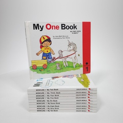 My First Steps To Math Complete 10 Book Set Jane Moncure The Child's World HC