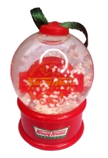 NEW~Vintage Krispy Kreme Donuts Snow Globe Christmas Ornament~FREE SHIP!
