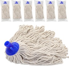 Cotton String Screw on Mop Replacement Head Compatible with All Standard US T...