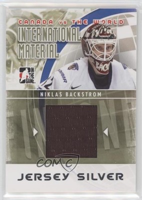 2011-12 ITG Canada VS the World Silver Jersey Niklas Backstrom #IMM-16