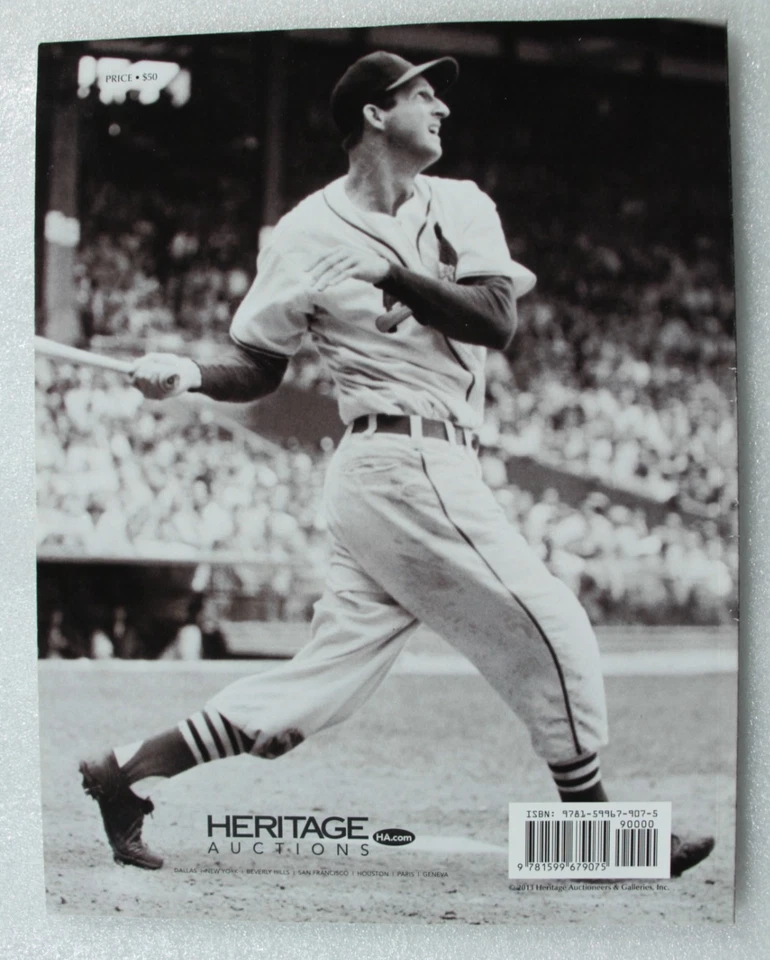 St. Louis Cardinals The Stan Musial Collection Heritage Auction Catalog Book - Image 3 of 4