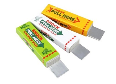   Electric Shock Joke Chewing Gum Shocking Toy 1 Count (Pack of 1), Assorted