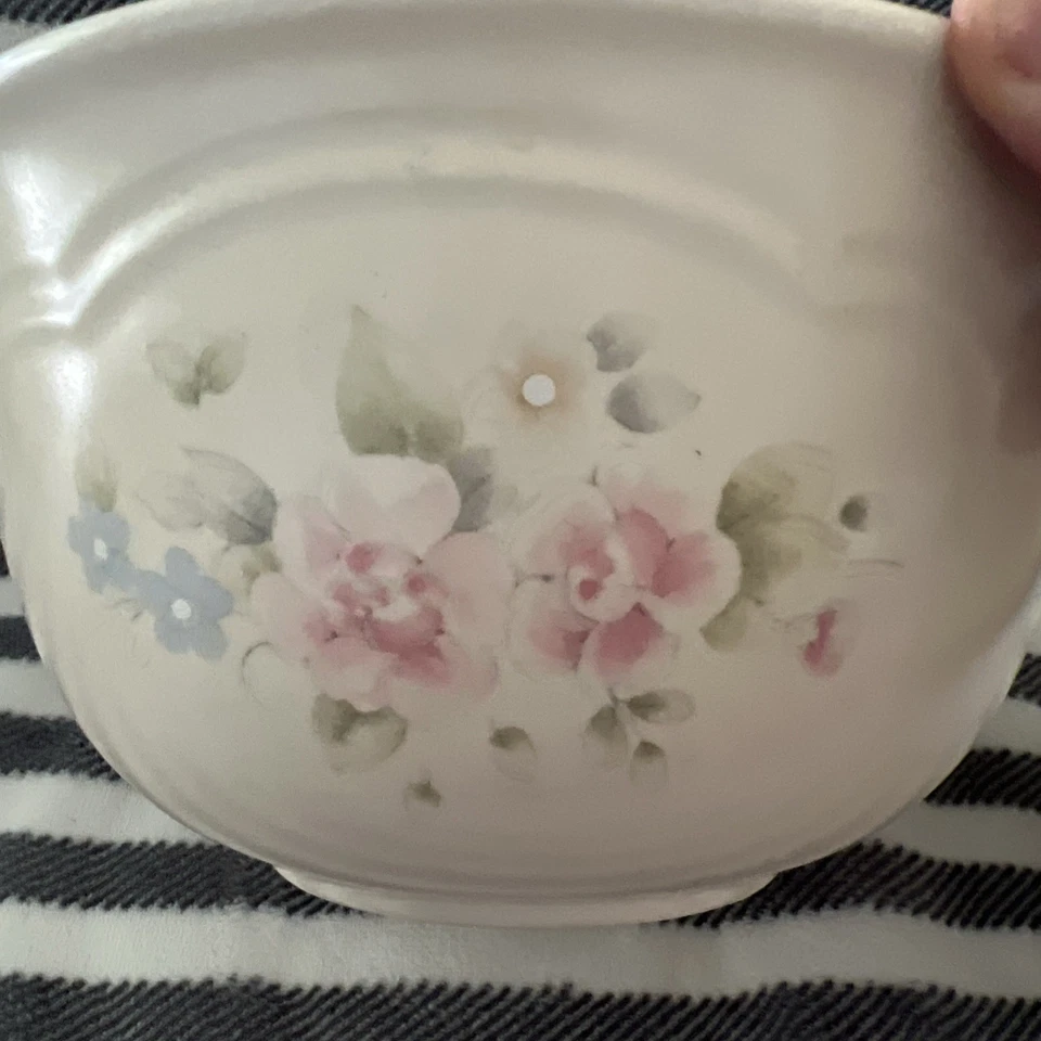 Pfaltzgraff Pastel Floral Porcelain Bowl Set Of 2 - Image 3 of 4