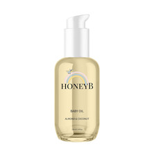 Honeyb Soothing Baby Oil with Almond  Coconut Oils for Increased Hydration - Cl