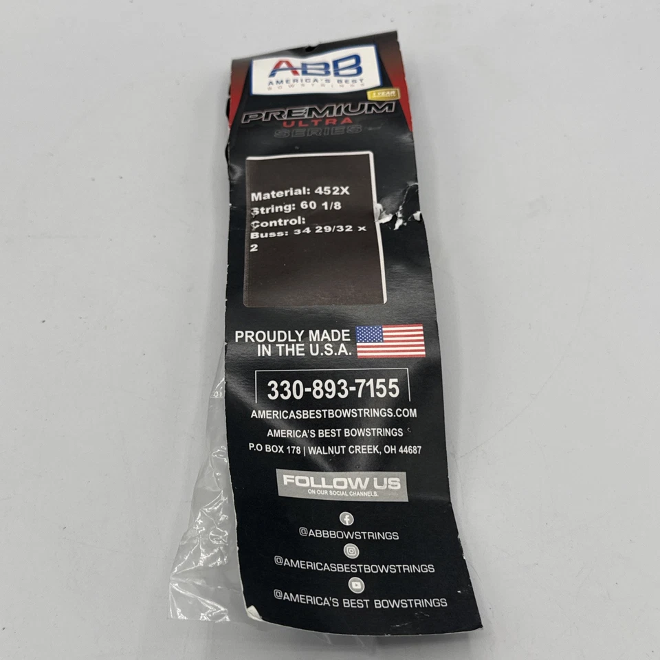 ABB Bowstring Bowtech Insanity CPX GREEN & Black String & Cable (Full Set) - Image 3 of 4