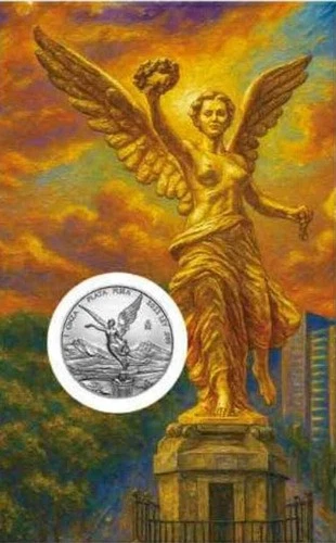 2026 Mexico Libertad Tribute 3 Gram .999 Silver Art Medal