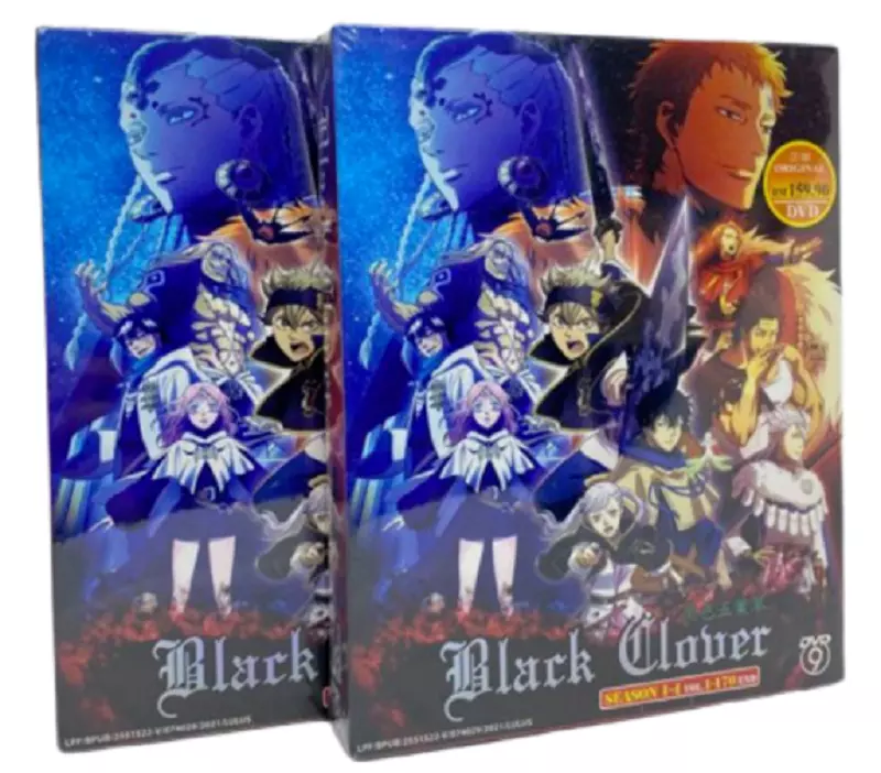 DVD Anime Black Clover Complete Boxset Season 1-4 Vol.1-170 End English  Dubbed