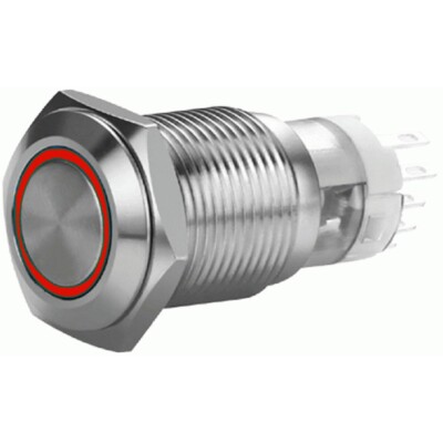 Install Bay MIBRSSG19 Universal Momentary Green LED Switch