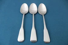 3 Teaspoons Oneida INDEPENDENCE USA Stainless 6"