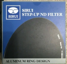 Camera 95mm Step-Up ND Filter Sirui ND100082 for 82mm Lenses Ultra Slim Nano MC