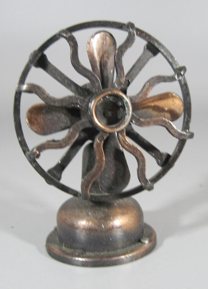 Vintage Electric Fan Die Cast Metal Pencil Sharpener - FAN SPINS - Hong Kong-image