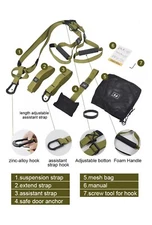 P3 Pro Suspension Trainer Exercise Bodyweight Straps
