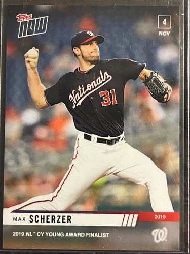 2019 Topps Now OS-19 Max Scherzer