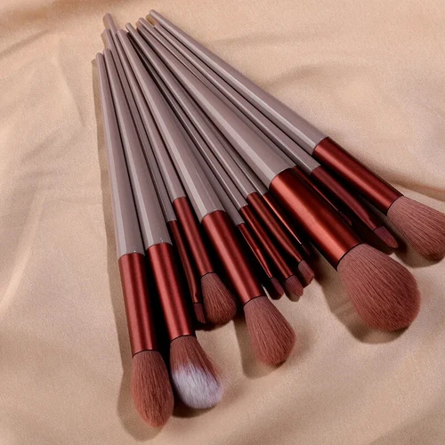 13Pcs Makeup Brush Set Make Up Concealer Brush Blush Powder Brush Eye Shadow Hig - Picture 4 of 5