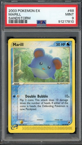 Marill graded PSA 9 for sale on eBay