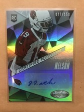 2015 Certified Mirror Silver J.J. Nelson Auto Rc # 77/150 Nice!