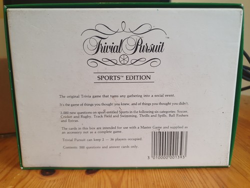 Trivial Pursuit - Sports Edition - 3000 Sporting Questions Cards Board Game - Picture 5 of 5