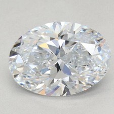 1.52ct Oval Lab Grown Loose Diamond GIA Certified E/VVS2 +Free Ring (6455685179) 1796.71 per carat