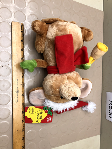 Merry Mouse Animated Christmas Light Up Plush plays "Jingle Bells" 2013 Gund - Picture 10 of 10